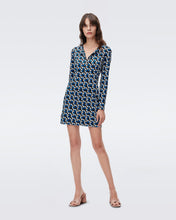 Load image into Gallery viewer, DVF REINA DRESS SHIFTED WINGS IVORY