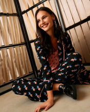 Load image into Gallery viewer, DVF VERONICA PANTS TWISTED GEO BLACK